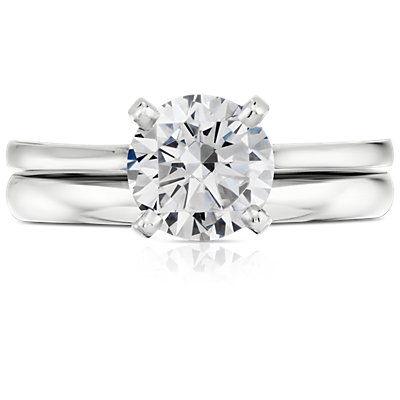 Classic Wedding Ring in 14k White Gold (2 mm)