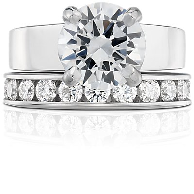 Channel Set Diamond Ring in Platinum (1 ct. tw.) 