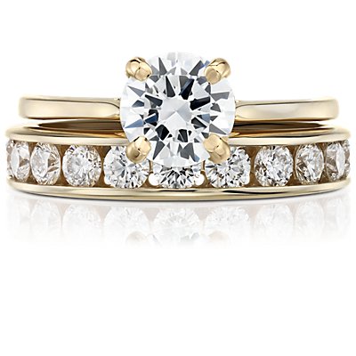 Channel Set Diamond Ring in 14k Yellow Gold (0.97 ct. tw.)