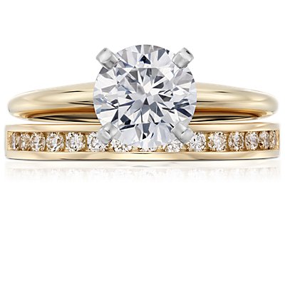 Channel Set Diamond Ring in 18k Yellow Gold (0.24 ct. tw.) 