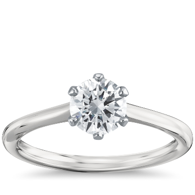 1 Carat Preset Blue Nile Signature Solitaire Engagement ...