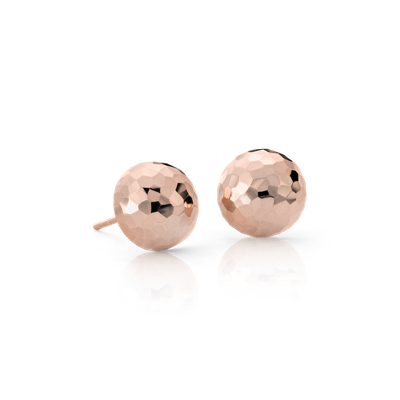 gold stud earrings