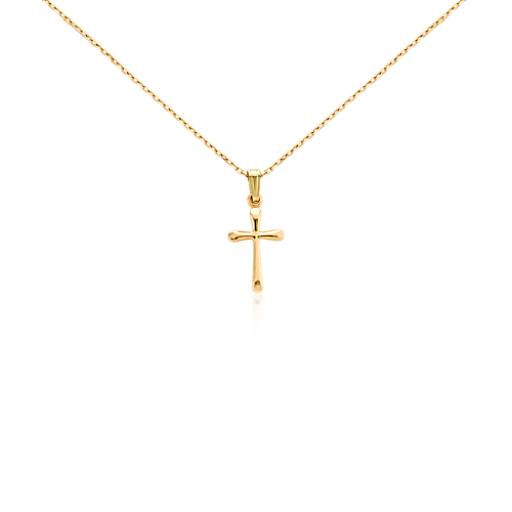 Children's Cross Pendant in 14k Yellow Gold | Blue Nile