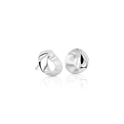 Abstract Loop Studs in Sterling Silver | Blue Nile