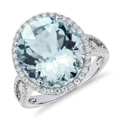 aquamarine engagement ring