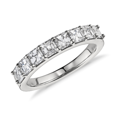Asscher-Cut Diamond Ring in Platinum (1.25 ct. tw.) | Blue Nile