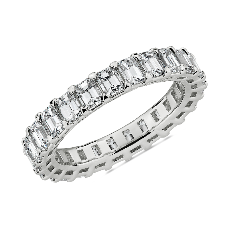 Blue nile emerald cut engagement ring outlet