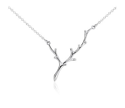 Branch Necklace in Sterling Silver Branch Necklace in Sterling Silver
