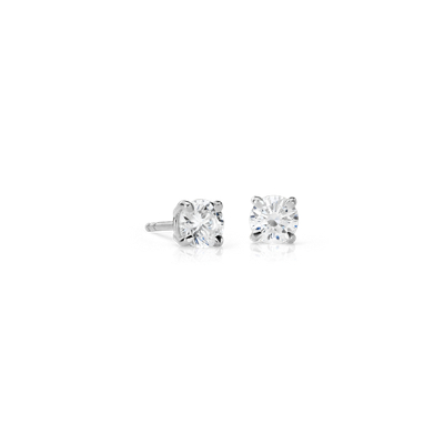 Diamond Earrings in 18k White Gold (2 ct. tw.) | Blue Nile