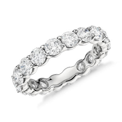 18ct white gold 0.50 carat diamond eternity ring