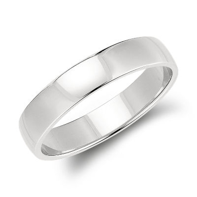 Matte Classic Wedding Ring in Platinum (5mm) | Blue Nile