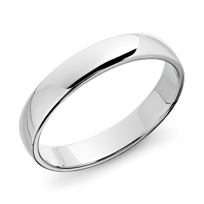 Classic Wedding Ring In 14k White Gold 5mm Blue Nile