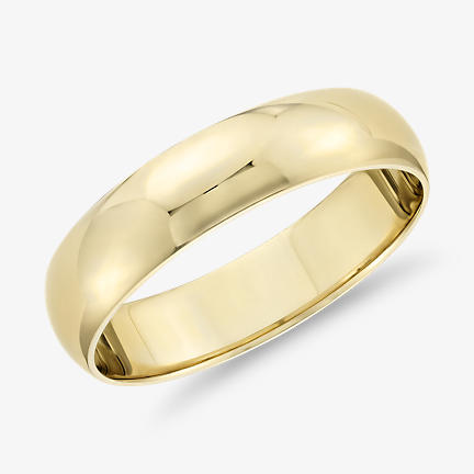 男裝黃金結婚戒指