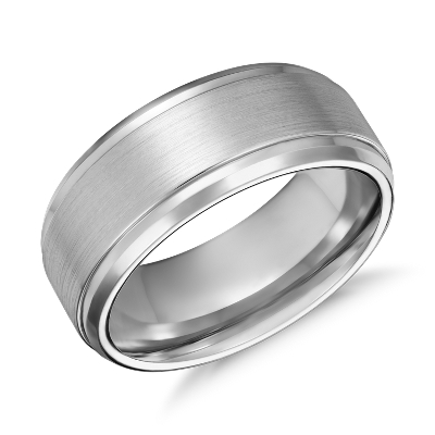Satin Finish Wedding Ring in Cobalt (9mm) | Blue Nile