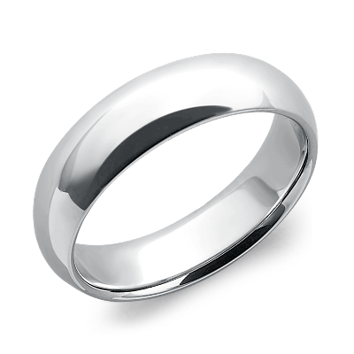 Comfort Fit Wedding Ring in Platinum (6mm) | Blue Nile