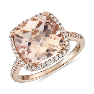 Rose Gold Engagement Ring Morganite The Best Original Gemstone