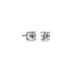 14k White Gold Four-Claw Diamond Stud Earrings (1.45 ct. tw.) 