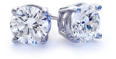 Diamond Earrings in Platinum (1 1/2 ct. tw.) | Blue Nile