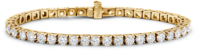 Diamond Tennis Bracelet in 18k Yellow Gold (7 ct. tw