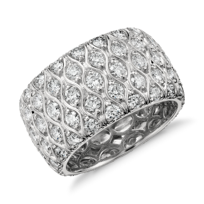 Radiance Diamond Eternity Ring in Platinum | Blue Nile (1100 x 950 Pixel)