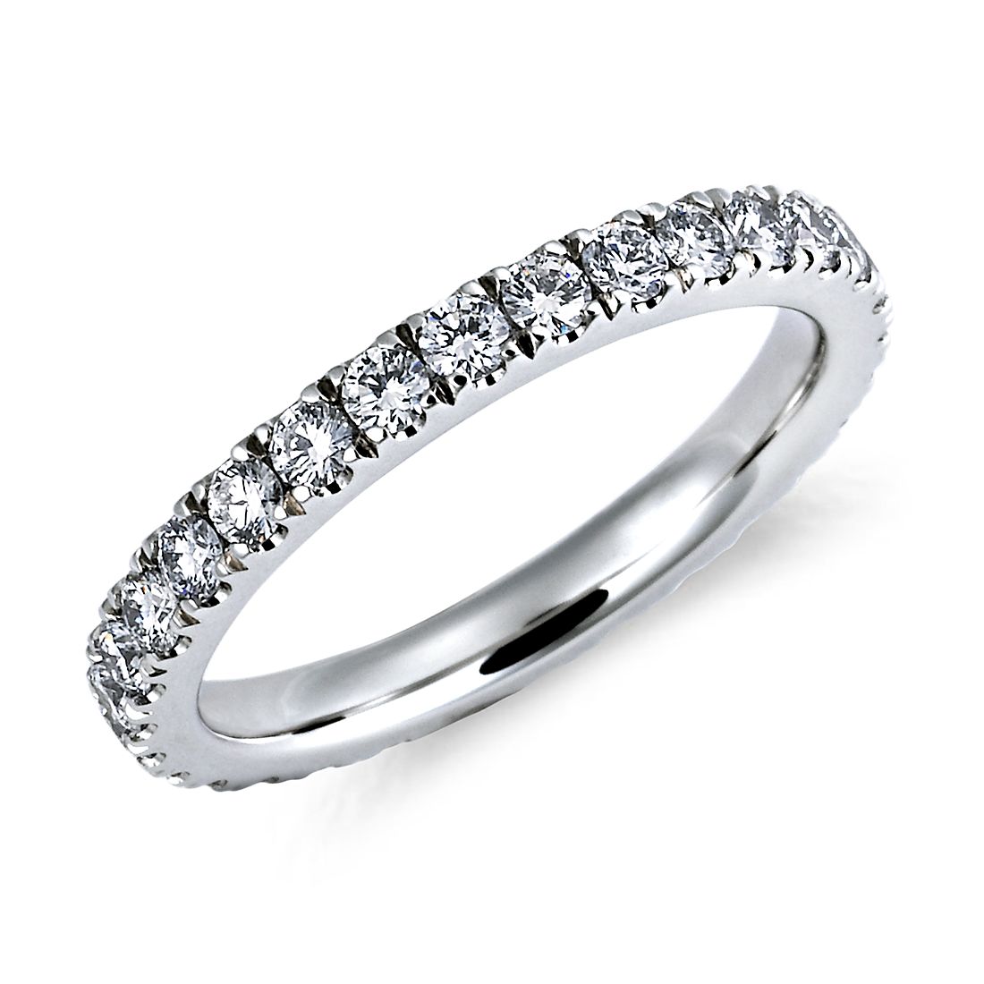 Nouveau Diamond Eternity Ring in Platinum