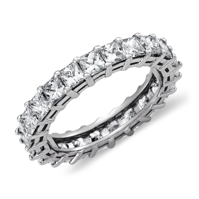  Princess  Cut  Diamond Eternity  Ring  in Platinum 3 ct tw 