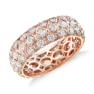 Radiance Diamond Eternity Ring in 18k Rose Gold (2.25 ct. tw.) | Blue Nile