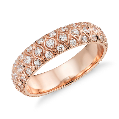Radiance Diamond Eternity Ring in 18k Rose Gold (0.95 ct. tw.) | Blue Nile