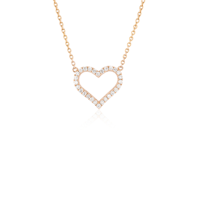 gold heart necklace