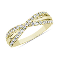 NEW Diamond Infinity Fashion Ring in 14k Yellow Gold ​(0.31 ct. tw.)