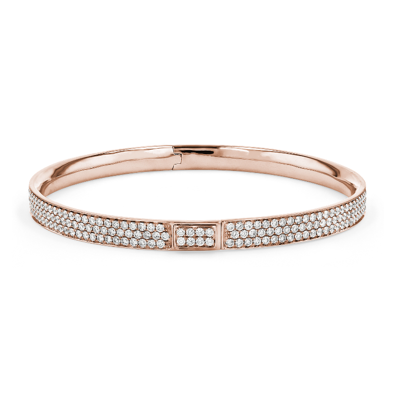 Cartier Love 18K White Gold Diamond Pave Bangle Bracelet