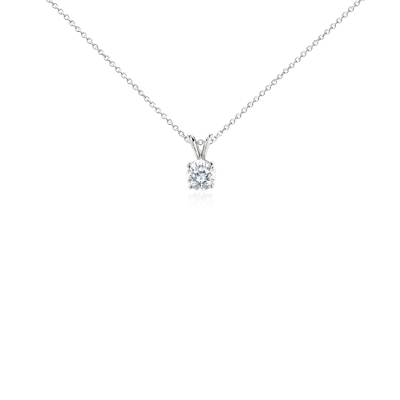 1 carat diamond solitaire necklace