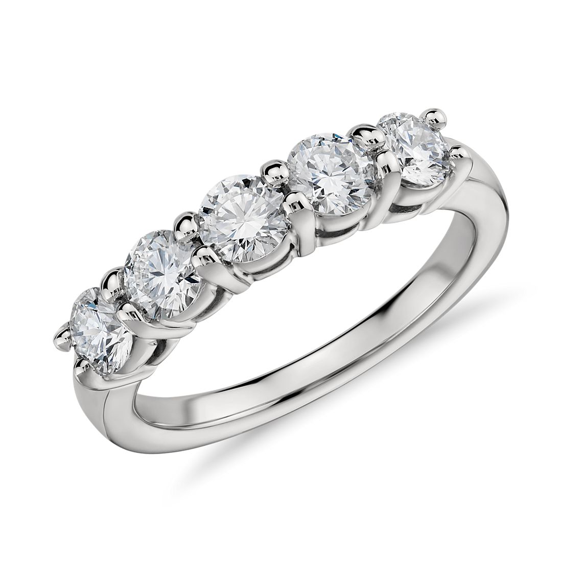 Eternal Five Stone Diamond Ring in Platinum