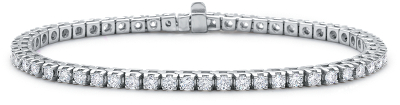 Diamond Tennis Bracelet in 18k White Gold (3 ct. tw.) | Blue Nile
