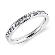 Channel-Set Princess-Cut Diamond Ring in Platinum (1/2 ct. tw.)