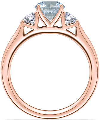 Side profile view of ring