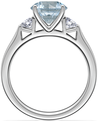 Side profile view of ring