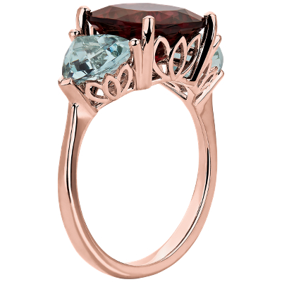 Side profile view of ring