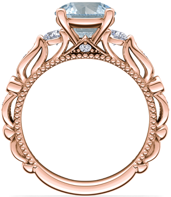 Side profile view of ring