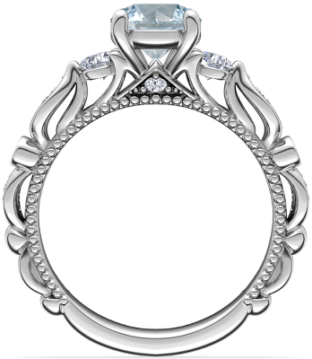 Side profile view of ring