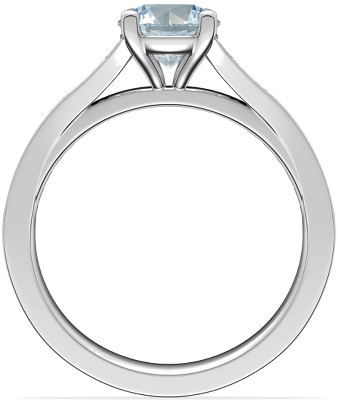 Side profile view of ring