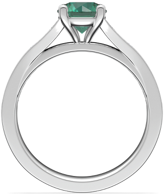 Side profile view of ring