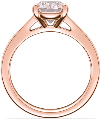 Side profile view of ring