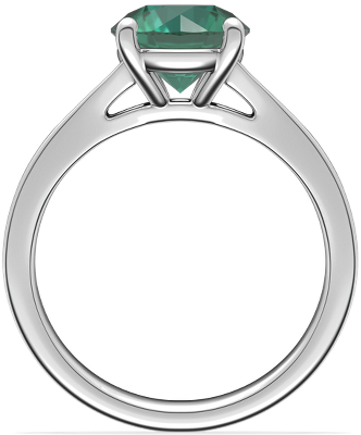 Side profile view of ring