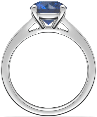 Side profile view of ring