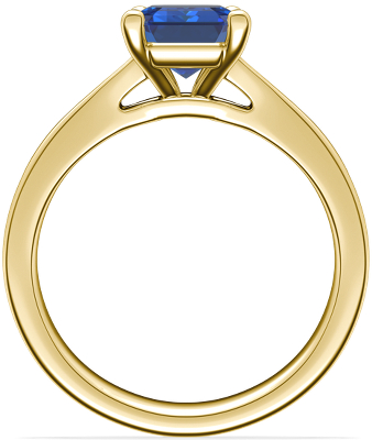 Side profile view of ring