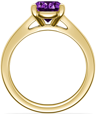 Side profile view of ring