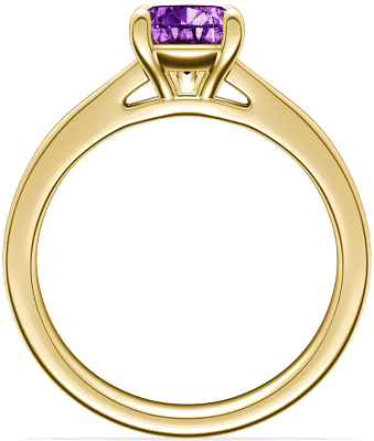 Side profile view of ring