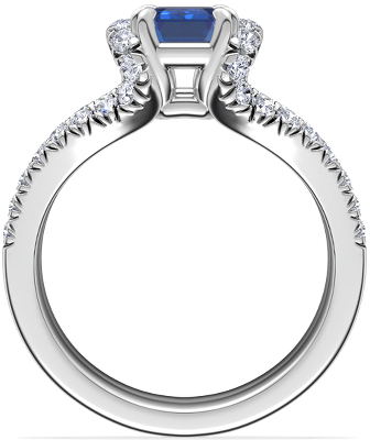 Side profile view of ring