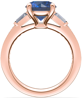 Side profile view of ring